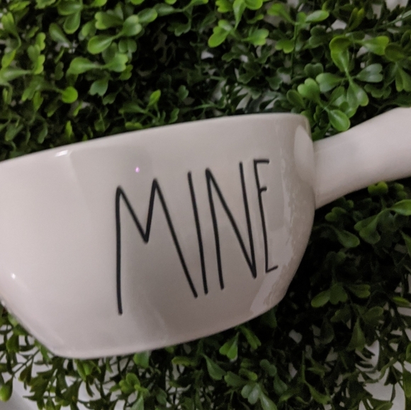 Rae Dunn "MINE" Bowl with Handle - Picture 5 of 5